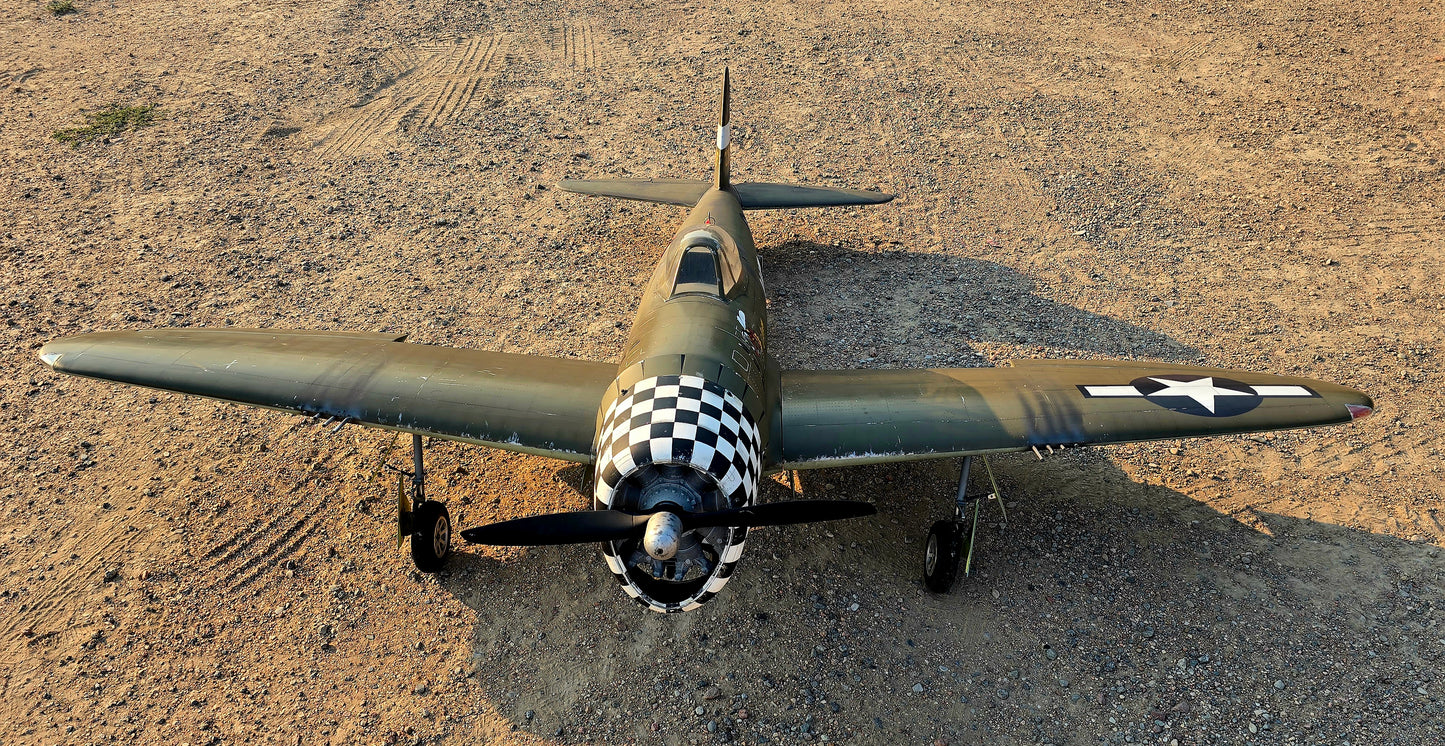 Robart P47 PNP Spektrum 12CH with gyro